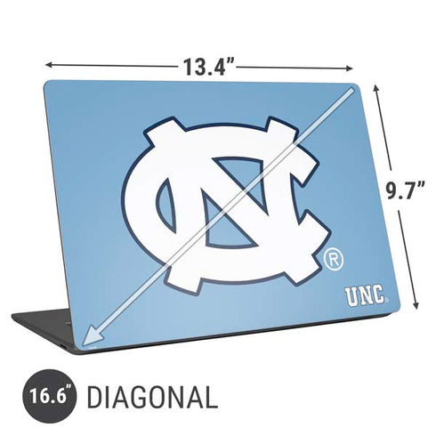 Carolina UNC Universal Laptop 16.6in (13.4 x 9.7in) Skin